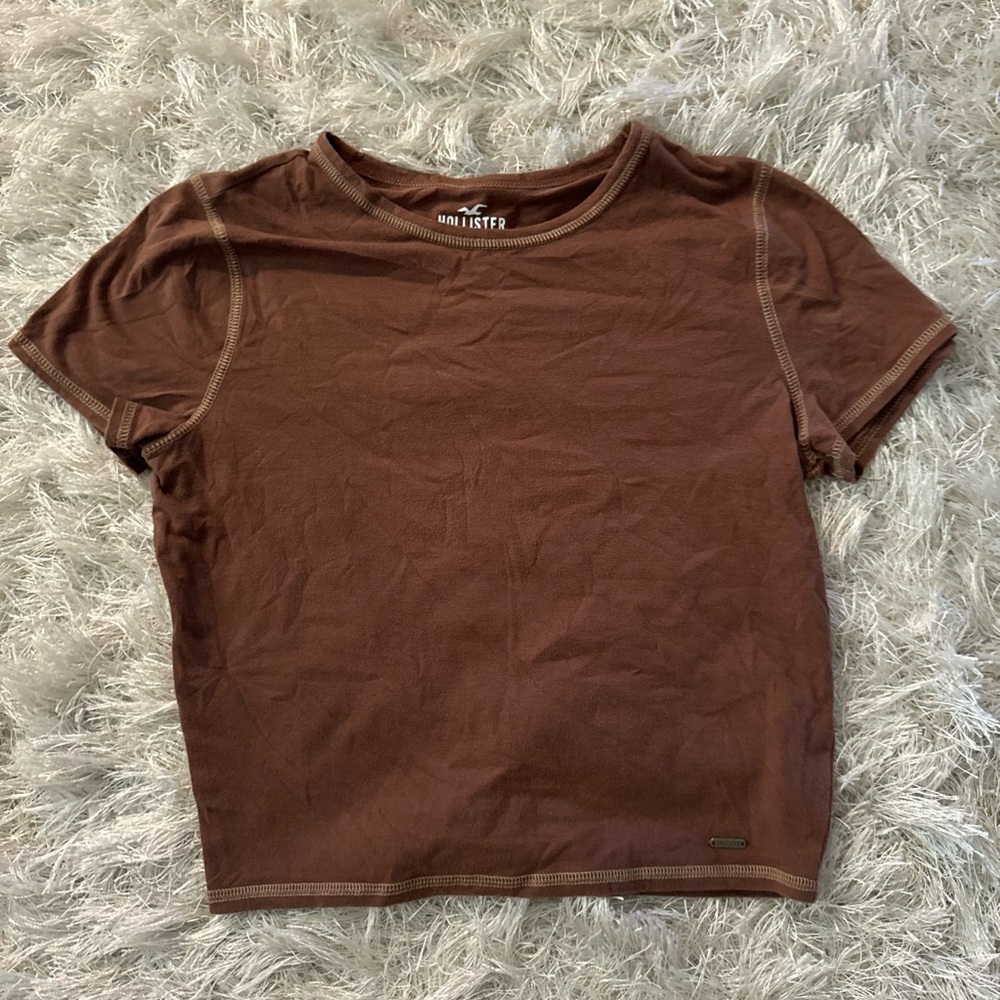 Brown soft tee